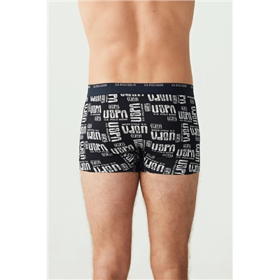 U.S. Polo Assn. Erkek Lacivert - Lacivert Melanj 3 Lü Boxer