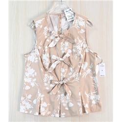 Повседневная безрукавная рубашка