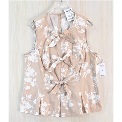 Повседневная безрукавная рубашка