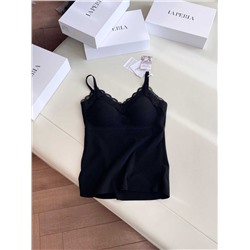 Женский топ / майка с кружевом   LA PERL*A