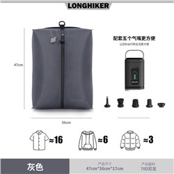 Вакуумная сумка для чемодана (28 л) В комплекте с насосом . Идеальный вариант, чтоб утромбовать вещи в чемодане .