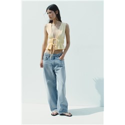 TOP CUADRO VICHY LAZOS