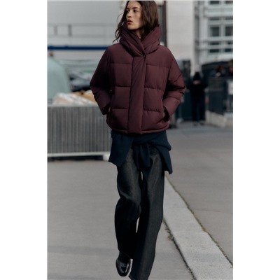 SHORT WATER-REPELLENT WINDPROOF HOODED ANORAK