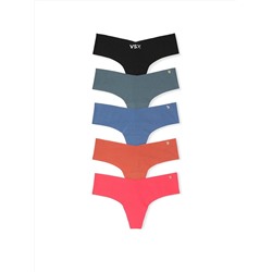 Victoria's Secret 5-Pack No-Show Thong Panties
