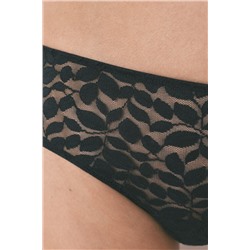 Braga ancha brasileña encaje negra