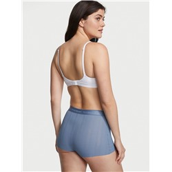 VICTORIA'S SECRET Logo Pointelle High-Waist Shortie Panty