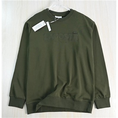 Мужской простой хлопковый мужской свитер ЛАКОСТ*Е