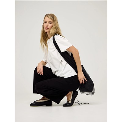 Белая блузка "Капля"