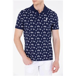 Erkek Lacivert Polo Yaka Tişört