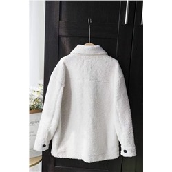 Детская куртка-рубашка из искусственного меха шерпа для мальчика, экспорт в Россию  ✔️МАА*Г