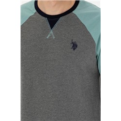 Erkek Antrasit Melanj Pijama Takımı