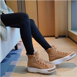 Высокие теплые кеды Унисекс модель