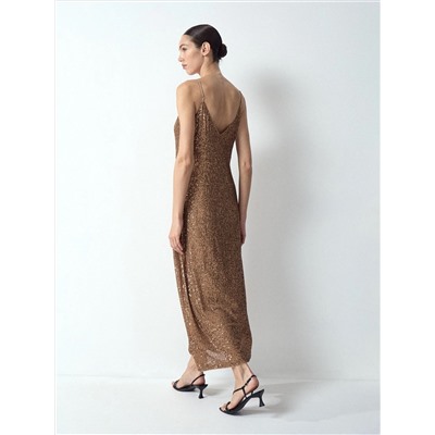 Платье миди с пайетками, PL1626/berdella