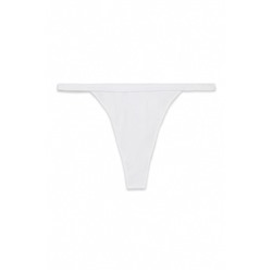 Tanga tanga algodón desagujado blanco