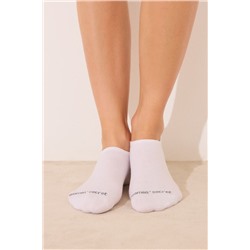 Pack 3 calcetines invisibles algodón blancos