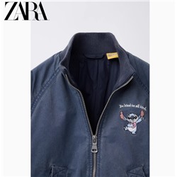 Куртка-бомбер с принтом ДИСНЕЙ с эффектом потертости