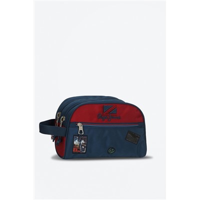 Neceser Azul marino y rojo