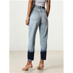 DIP-DYE MOM JEANS