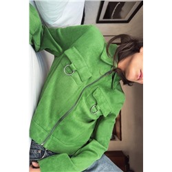 CHAQUETA CROP EFECTO ANTE