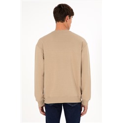 Erkek Kum Basic Sweatshirt