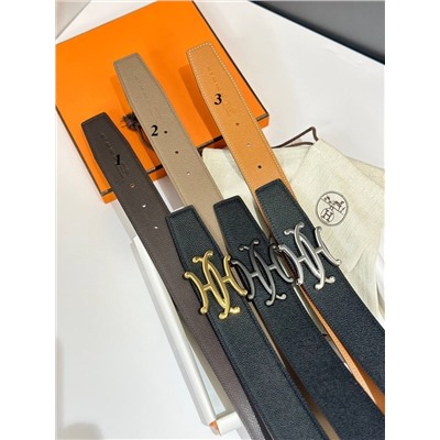 Мужской двухсторонний ремень  Herme*s Kell*y 🧡