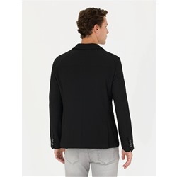 Siyah Ekstra Slim Fit Blazer Ceket