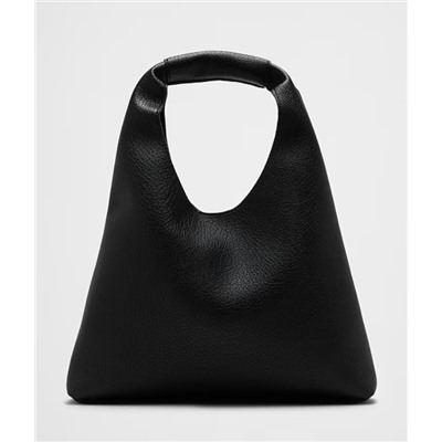 Vegan Leather Mini Slouchy Tote