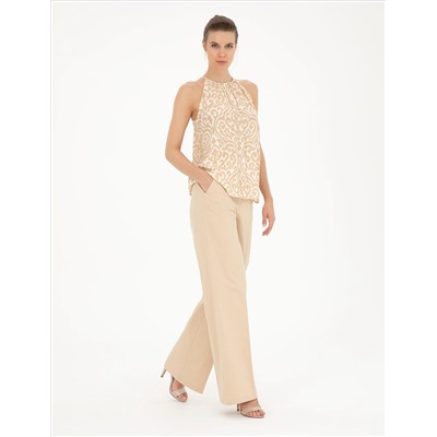 Bej Comfort Fit Bluz