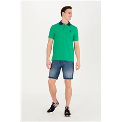 Erkek Yeşil Polo Yaka Tişört