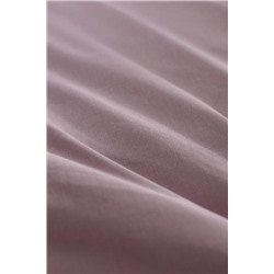 Manon King Size %100 Pamuk Ranforce Düz Nevresim - Açık Mürdüm