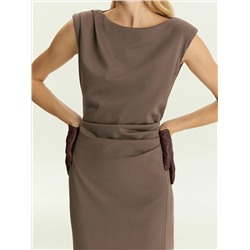 Платье со сборками, PL1678/trufel