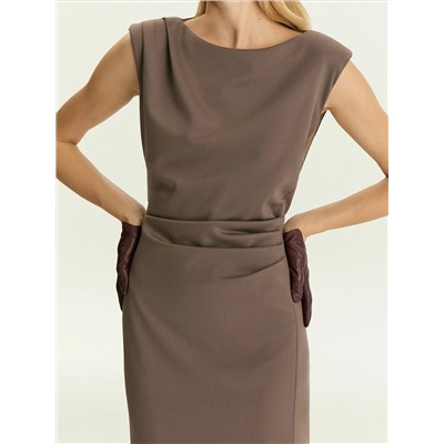 Платье со сборками, PL1678/trufel