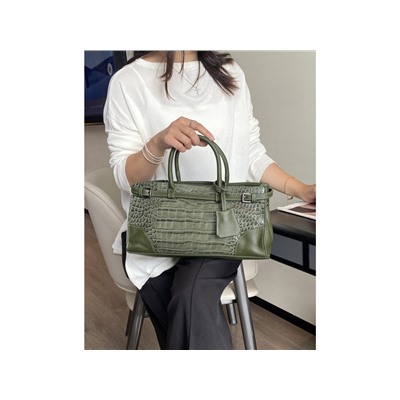 Сумка Lanotti CROCO LINE 8346/зеленый