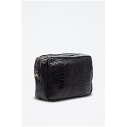 Bandolera de piel Degna Negro