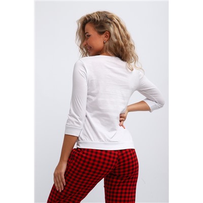 Пижама женская П162 Нарядные Ёлочки