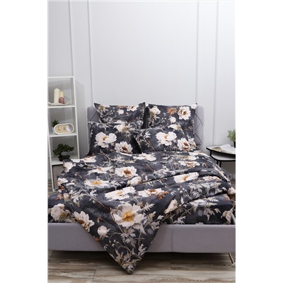 Простыня поплин Темная ночь 2