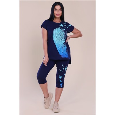 Костюм с бриджами - Пташка - 597