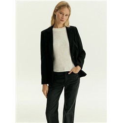 Однобортный жакет приталенного кроя, ML679/baykal