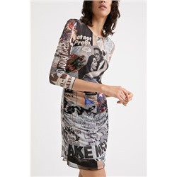 Vestido tul periódicos