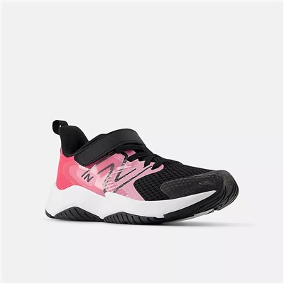 Rave Run v2 Bungee Lace with Top Strap Little & Big Kids (Size 10.5-7)
