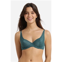 Sujetador con aro de encaje floral