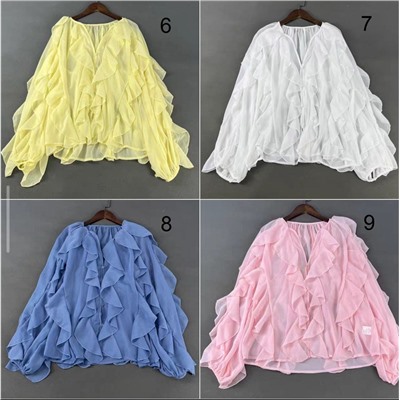 Шифоновая блузка с эффектом многослойности