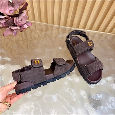 Женские замшевые босоножки  МИ*У МИ*У