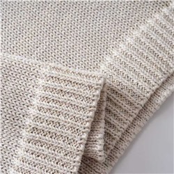 Вязаный женский жилет из смесового льна и тенселя  MA*X STUDI*O