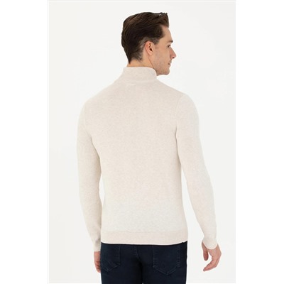 Erkek Taş Melanj Basic Kazak