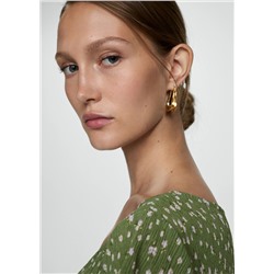 Vestido estampado textura