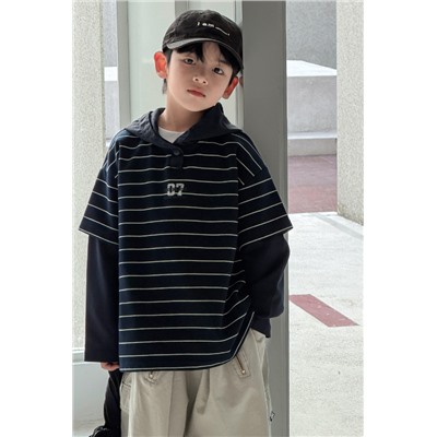 Необычный лонгслив для мальчиков