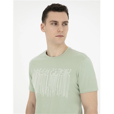 Yeşil Slim Fit Tişört