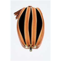 Bandolera de piel Marrón - Firenze Artegiani