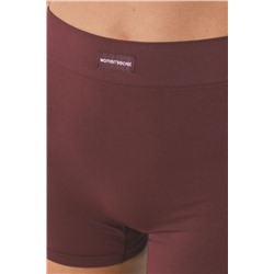 Pantalón corto sin costuras granate